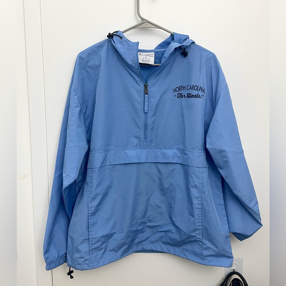 UNC champion blue windbreaker